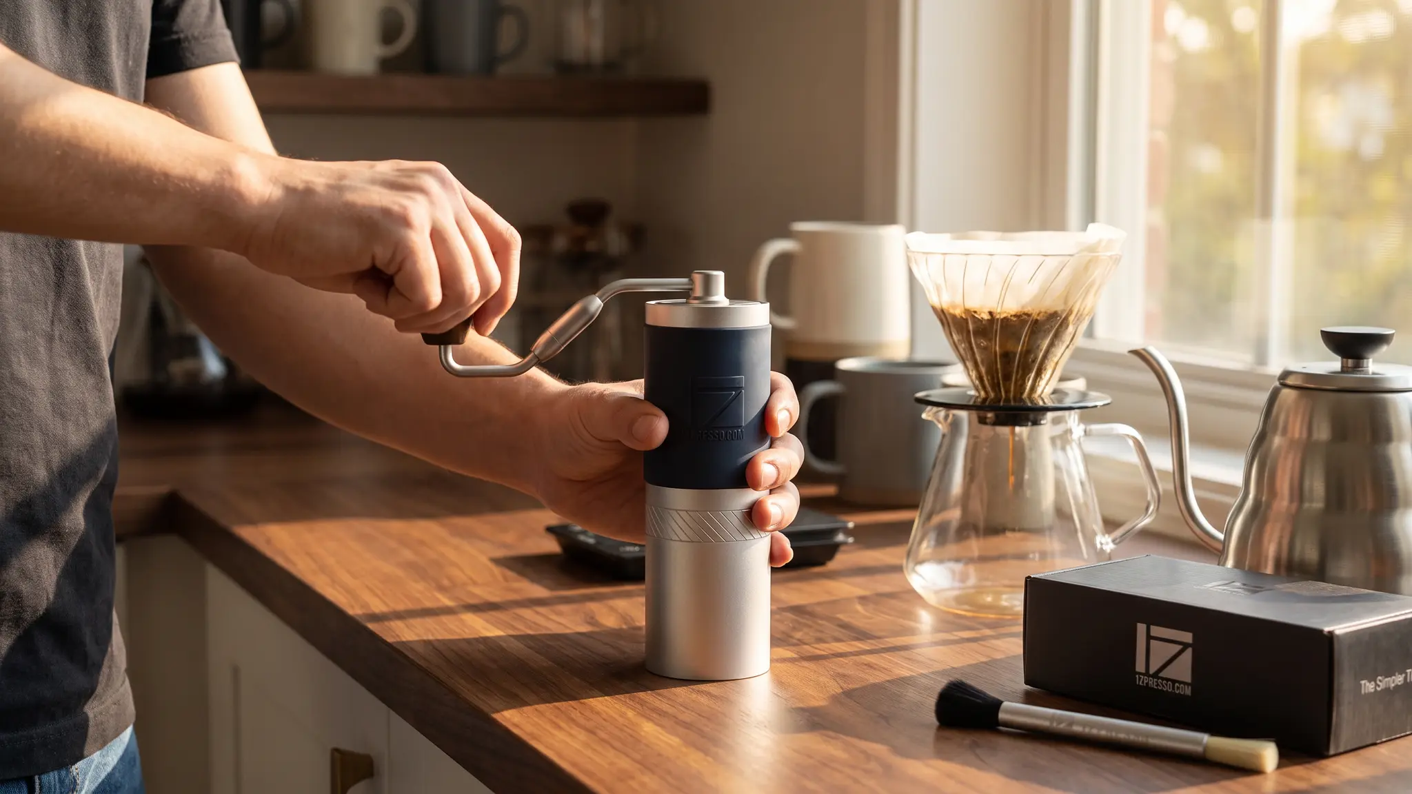 1Zpresso J Grinder coffee workflow
