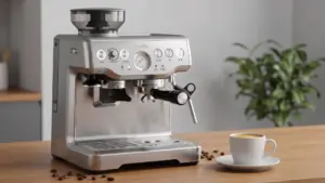 Breville BES870XL Barista Express Espresso Machine, Brushed Stainless Steel | Craft café-q product view
