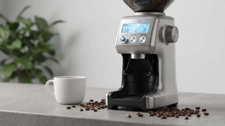 Breville BCG820BSS Smart Grinder Pro, Brushed Stainless Steel | Grind coffee and espresso product view