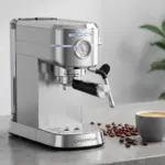 CASABREWS CM5418 Compact Espresso Machine with Milk Frothing Steam Wand | Stainless Steel, product view