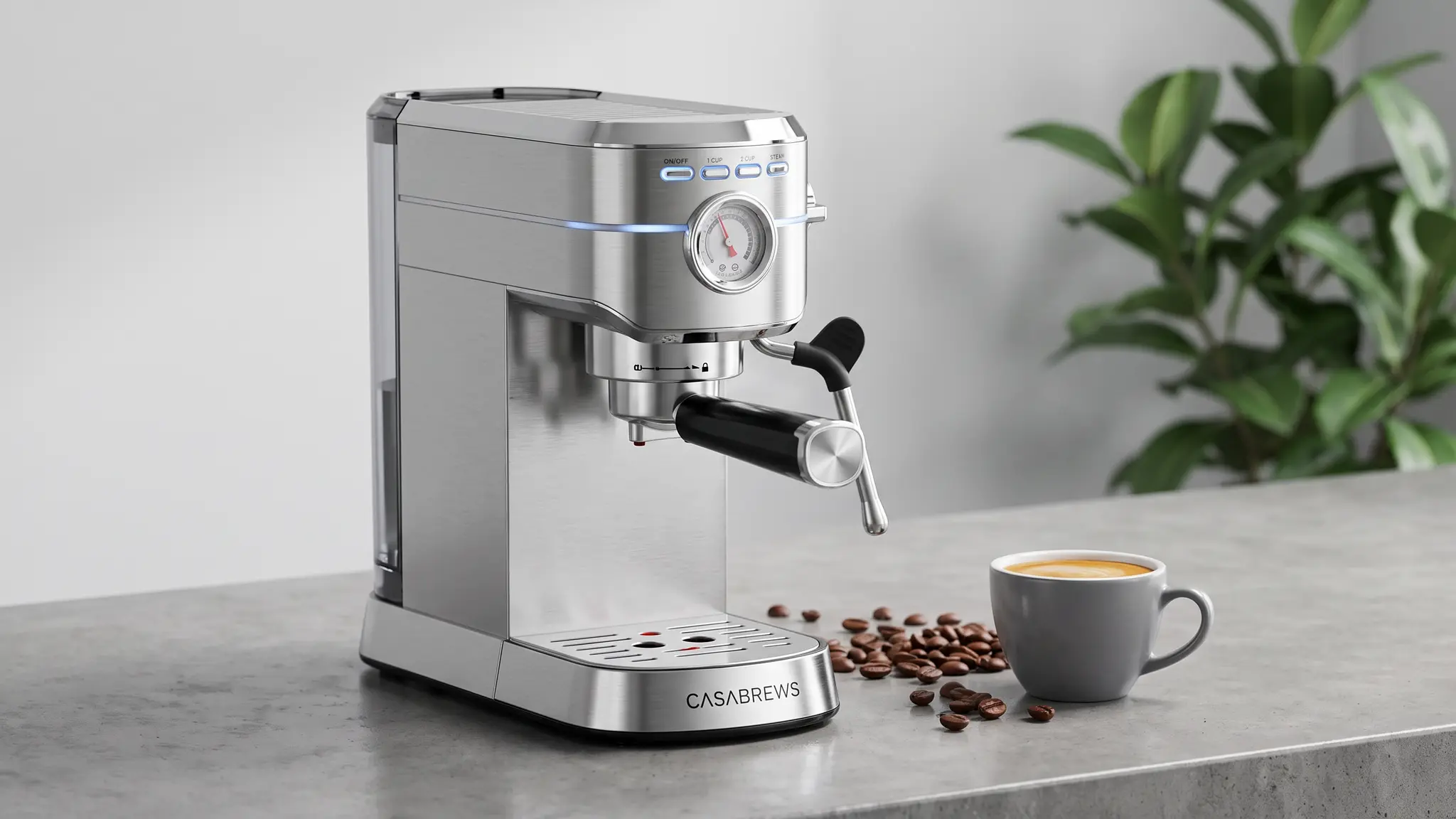 Casabrews CM5418 Review 2026 - Footprint and Milk Workflow 1 Casabrews CM5418 product view