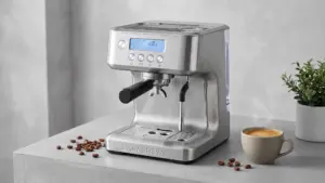 CASABREWS Ultra Espresso Machine, Barista Espresso Maker with Steam Wand | LCD Display, Cu product view