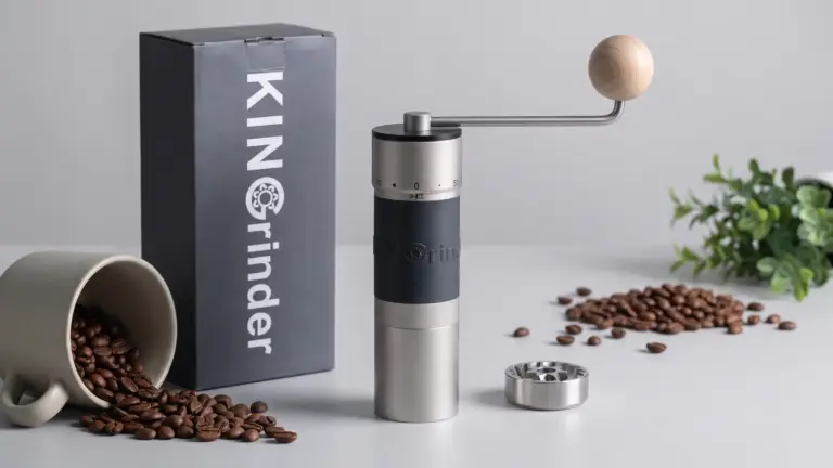 KINGrinder K6 Review 2026 - Espresso and Pour-Over Versatility 2 【Sliver】KINGrinder K6 Manual Coffee Grinder Straight Handle Stainless Burr | Supports grin product view