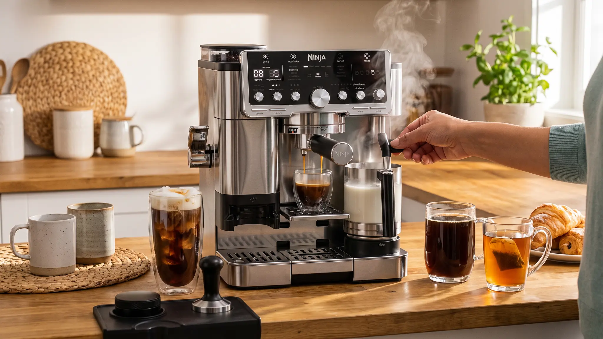 Ninja Luxe Cafe Pro ES701 coffee workflow