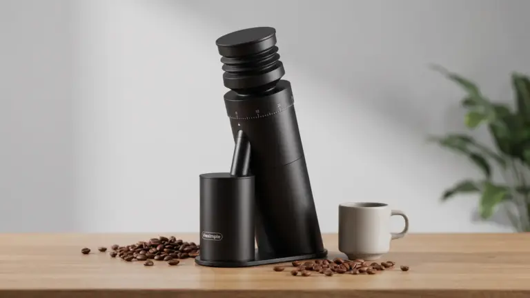 Viesimple Gen 4 Coffee Grinder Review 2026 - Brewing Consistency 4 Gen 4 Electric Burr Coffee Grinder, Single Dose, Espresso, Black | Magnetic dosing cup, an product view