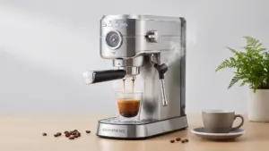CASABREWS 5418 PRO Espresso Machine with Fast Heating System and Steam Wand | Brew Ready i product view