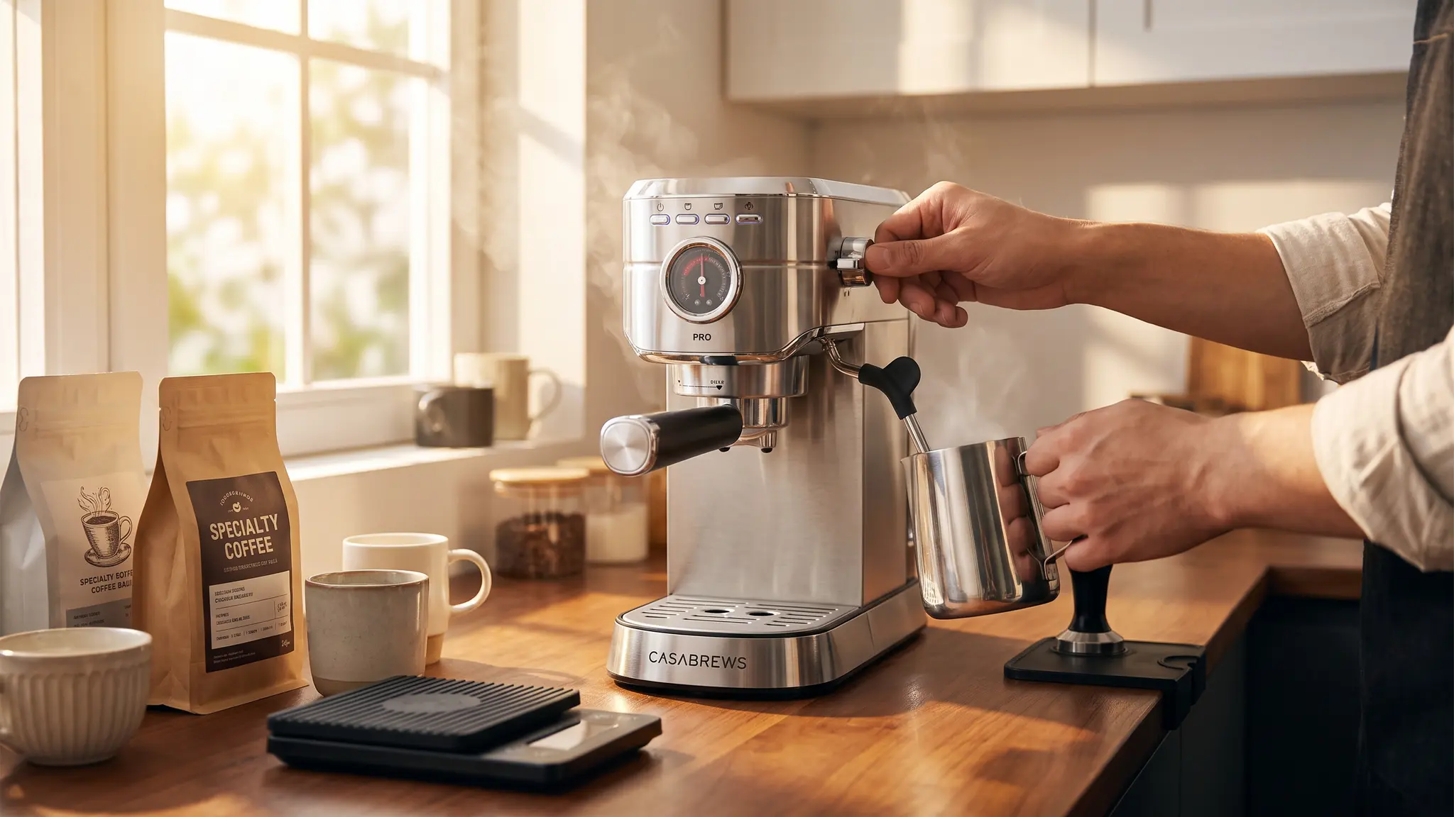 CASABREWS 5418 PRO coffee workflow