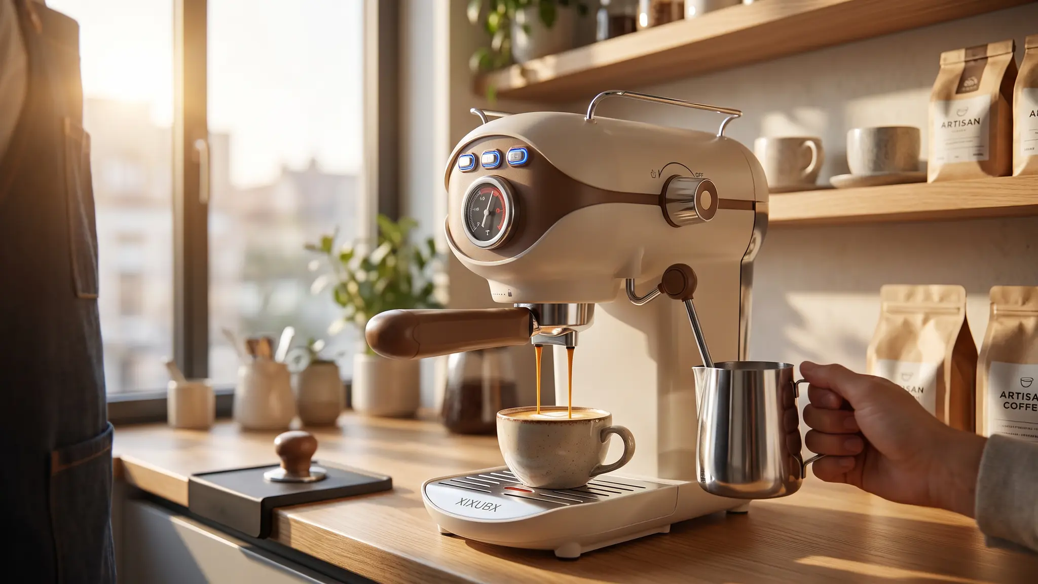 XIXUBX Espresso Machine coffee workflow
